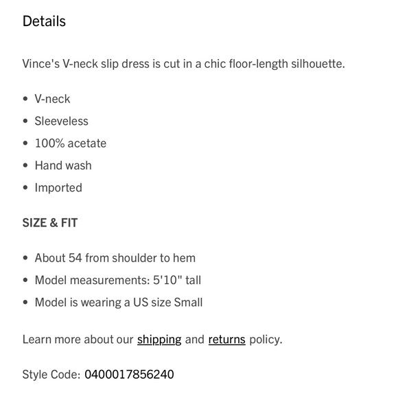 Vince V-Neck Maxi Slip Dress - Picture 10 of 10